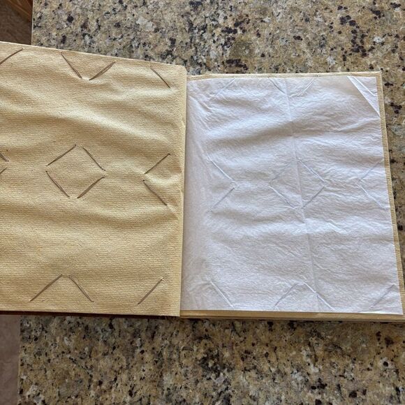 Balinese Natural Leaf Alaska moose wood imprint Large Photo Album - Picture 5 of 8